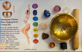 Tibetan Brass Singing Bowl Chakra Set