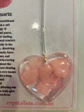 Rose Quartz Heart Orgone Pod
