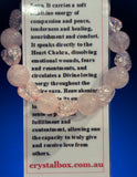 Rose Quartz Heart Bracelet