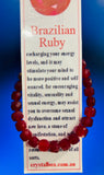 Brazilian Ruby Bracelet