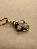 Wired Boulder Opal Pendant