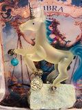 Libra Star Sign Crystal Unicorn with Turquoise