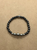 Hematite Silver Bracelet