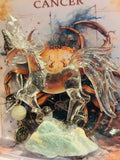 Cancer Star Sign Crystal Unicorn with Moonstone