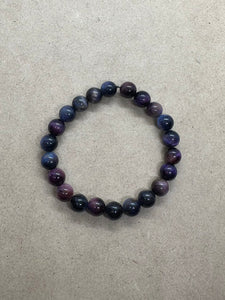 Purple & Blue Tigers Eye Bracelet