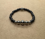 Hematite Silver Bracelet