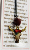 Taurus the Bull Necklaces (assortment of different crystals $22 ea)