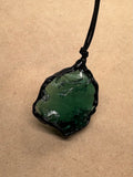 Handmade Green Obsidian Pendant