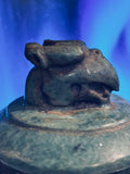 Antique Old Hand Made Jade Incense Jar