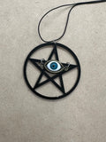 Pentacle with Evil Eye Necklace