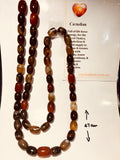 Brown Agate 47cm long Necklace