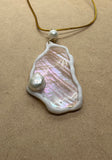 Mother of Pearl and Pearl Pendant