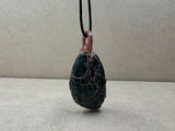 Copper Wired Alglenite Necklace 3