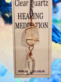 Clear Quartz wrapped in Copper Necklace