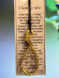 Clear Quartz Wrapped Necklace