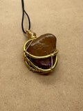 Wired Boulder Opal Pendant