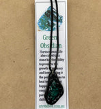 Green Obsidian Crystal 3