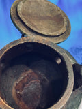 Antique Old Hand Made Jade Incense Jar
