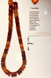 Carnelian 28cm long Necklace