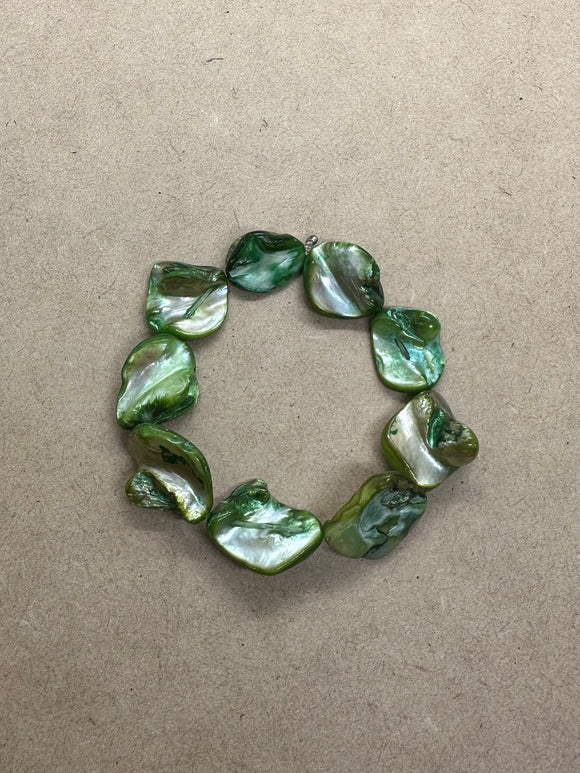 Green Mother of Pearl Bracelet