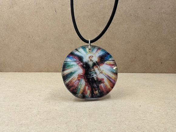 Handmade Archangel Michael EMF Protection Pendant