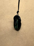 Handmade Green Obsidian Pendant