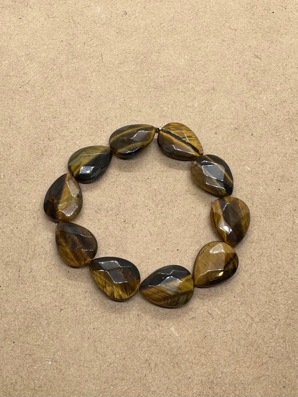 Tiger’s Eye Crystal Beaded Bracelet