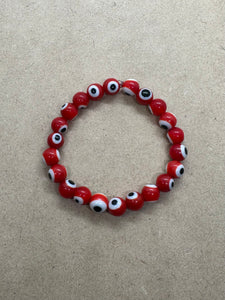 Red Evil Eye 🧿 Beaded Protection Bracelet