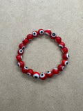 Red Evil Eye 🧿 Beaded Protection Bracelet