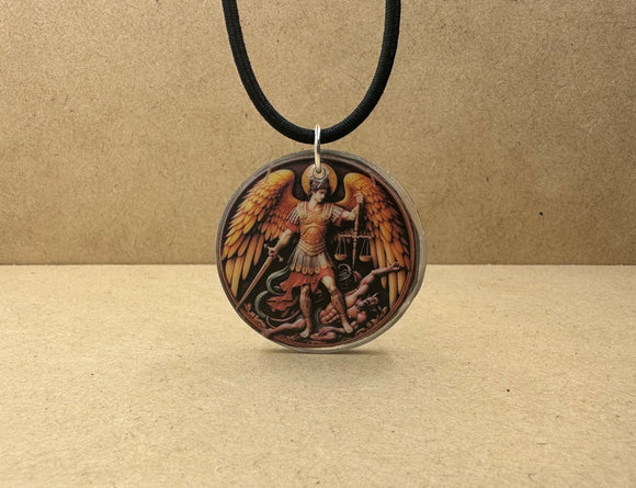 Handmade Archangel Michael EMF Protection Pendant