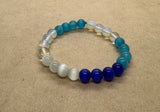 Blue Cat’s Eye & Opalite Bracelet