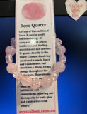 Rose Quartz Heart Bracelet