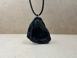 One Off Handmade Black Obsidian Pendant