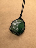 Handmade Green Obsidian Pendant