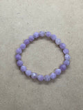 Faceted Kunzite Crystal Bracelet