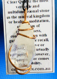 Clear Quartz Copper Wrapped Necklace
