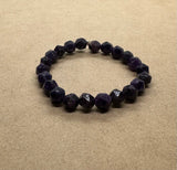 Faceted Amethyst Crystal Bracelet