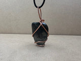 Copper Wired Alglenite Necklace 4