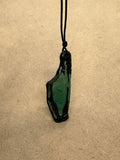 Handmade Green Obsidian Pendant