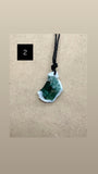 Handmade Green Obsidian Pendant