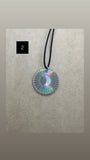Handmade Holographic Faraday Anti-Radiation EMF Protection Necklace