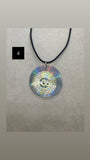 Handmade Holographic Faraday Anti-Radiation EMF Protection Necklace