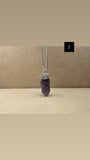 Amethyst Point with Diamantés Crystal Necklace