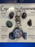 Aquarian Star Sign Key Ring Orgone