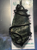 Alglenite Wire Wrapped Necklace