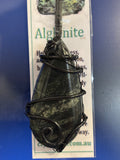 Alglenite Wire Wrapped Necklace