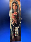 Lourdes Holy Water Mini Necklace from France