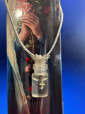 Lourdes Holy Water Mini Necklace from France
