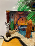 Egypt Theme Miniature With Snake