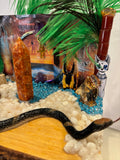 Egypt Theme Miniature With Snake